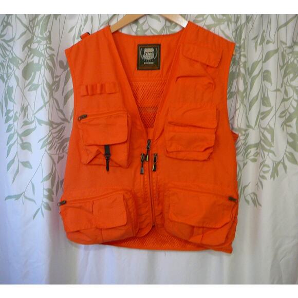 Men's Multi-Pocket Outdoor Vest Quick Dry Mesh Sleeveless - Picture 1 of 8